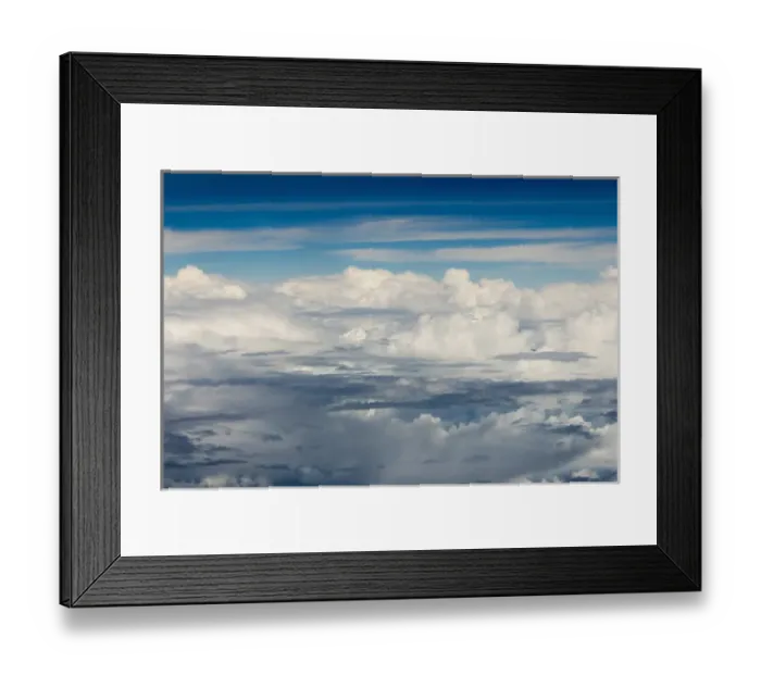 Framed Print : Aerial view of clouds, Indonesia Framed Print : Aerial view of clouds, Indonesia