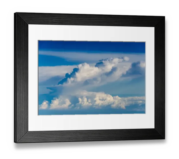 Framed Print : Aerial view of clouds, Indonesia Framed Print : Aerial view of clouds, Indonesia