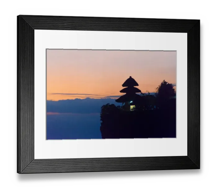 Framed Print : Uluwatu Temple on the cliff, Bali island, Indonesia