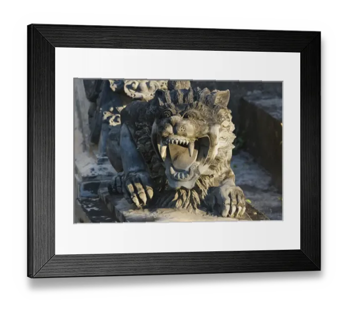 Framed Print : Statue at Tanah Lot. Bali island, Indonesia Framed Print : Statue at Tanah Lot. Bali island, Indonesia