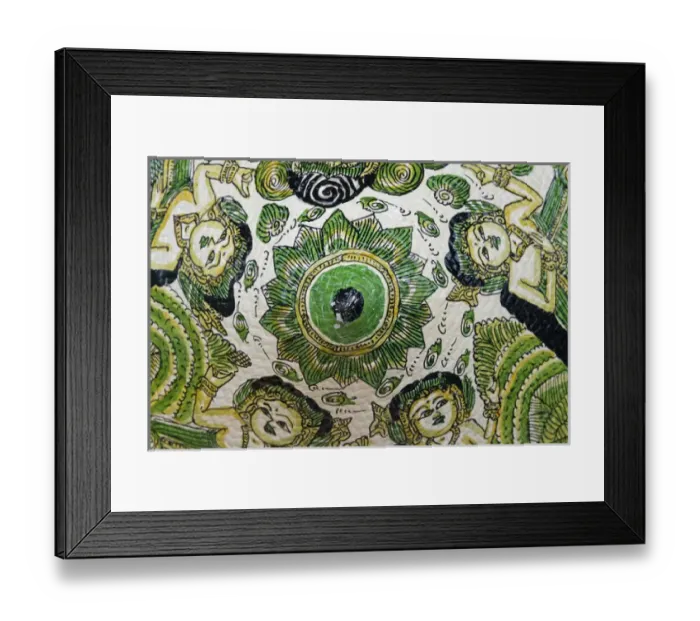 Framed Print : Decorated hat, Bali, Indonesia Framed Print : Decorated hat, Bali, Indonesia