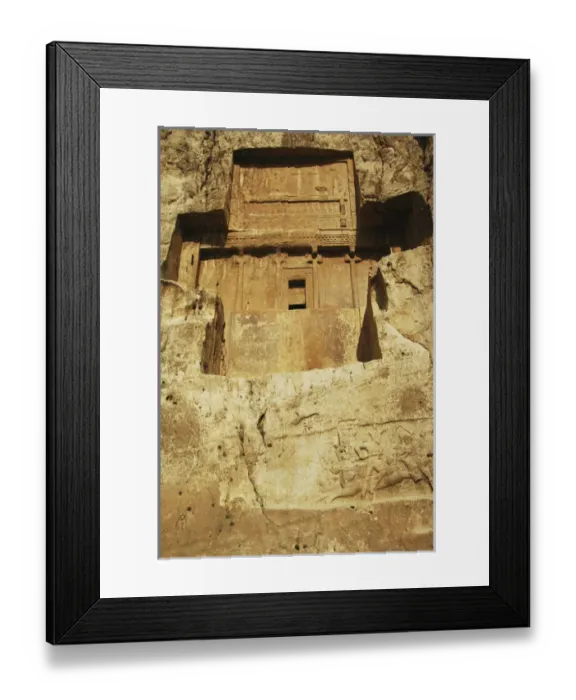 Framed Print : Iran, Fars Province, Shiraz, Persepolis, Naqsh-e Rustam is an ancient necropolis Framed Print : Iran, Fars Province, Shiraz, Persepolis, Naqsh-e Rustam is an ancient necropolis