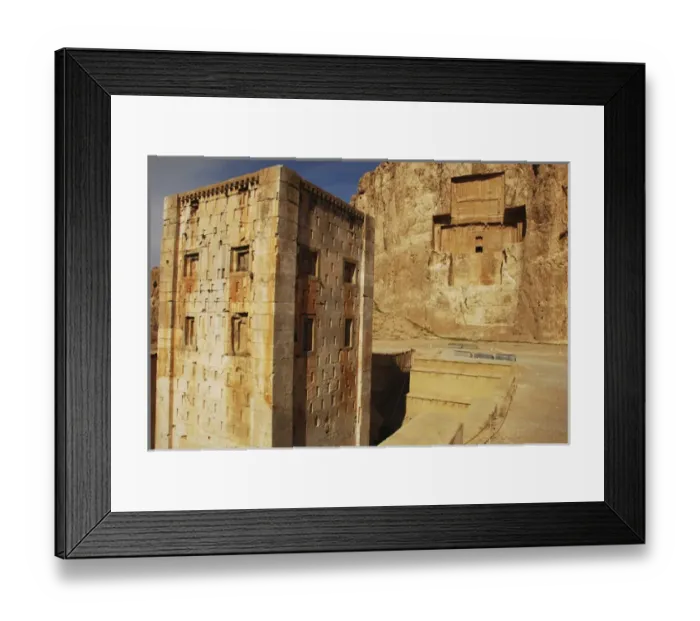 Framed Print : Iran, Fars Province, Shiraz, Persepolis, Naqsh-e Rustam is an ancient necropolis Framed Print : Iran, Fars Province, Shiraz, Persepolis, Naqsh-e Rustam is an ancient necropolis