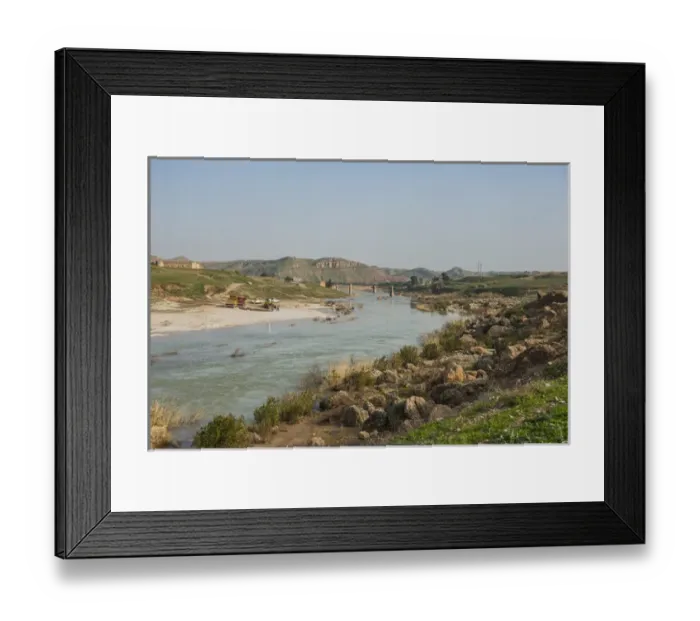 Framed Print : Tribute river for the Tigris, in Iraq kurdistan near Mosul Framed Print : Tribute river for the Tigris, in Iraq kurdistan near Mosul
