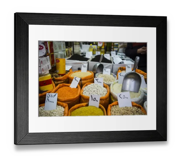 Framed Print : Spices in the Bazaar of Sulaymaniyah, Iraq Kurdistan Framed Print : Spices in the Bazaar of Sulaymaniyah, Iraq Kurdistan
