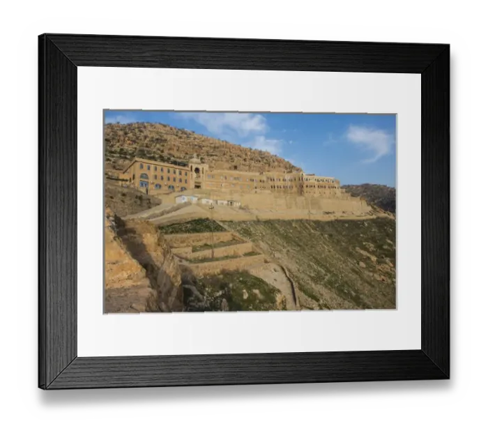Framed Print : Zigzag road leading to the Syrian orthodox monastery Mar Mattai, (Sant Matthews Monastery) Framed Print : Zigzag road leading to the Syrian orthodox monastery Mar Mattai, (Sant Matthews Monastery)