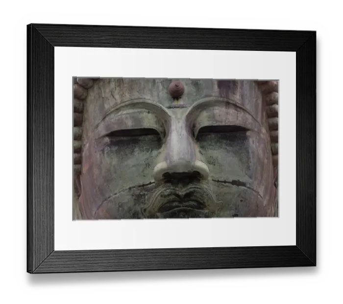 Framed Print : Buddha statue; Daibutsu (Gt Buddha); Kamakura, near Tokyo, Japan Framed Print : Buddha statue; Daibutsu (Gt Buddha); Kamakura, near Tokyo, Japan