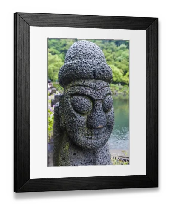 Framed Print : Basalt statue in Seogwipo in the Unesco world heritage sight the island of Jejudo Framed Print : Basalt statue in Seogwipo in the Unesco world heritage sight the island of Jejudo