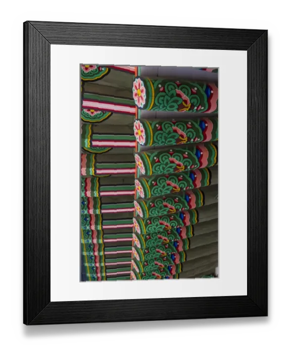 Framed Print : Wooden roof, Hwaseong Haenggung palace in the Unesco world heritage sight the fortress of Suwon Framed Print : Wooden roof, Hwaseong Haenggung palace in the Unesco world heritage sight the fortress of Suwon