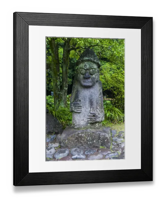 Framed Print : Basalt statue in Seogwipo in the Unesco world heritage sight the island of Jejudo Framed Print : Basalt statue in Seogwipo in the Unesco world heritage sight the island of Jejudo