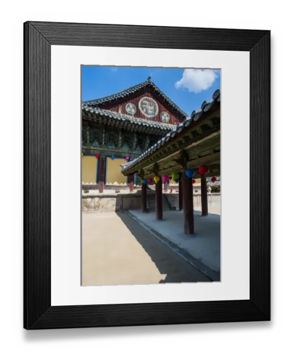 Framed Print : Bulguksa temple, Unesco world heritage sight Gyeongju, South Korea Framed Print : Bulguksa temple, Unesco world heritage sight Gyeongju, South Korea