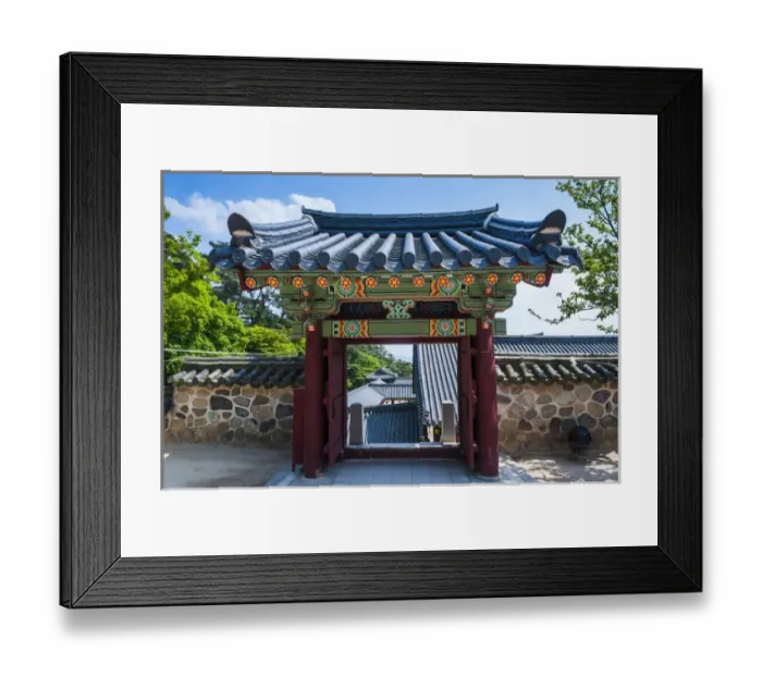 Framed Print : Bulguksa temple, Unesco world heritage sight Gyeongju, South Korea