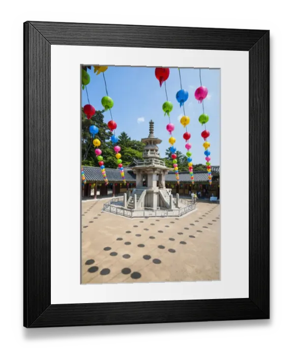 Framed Print : Bulguksa temple, Unesco world heritage sight Gyeongju, South Korea Framed Print : Bulguksa temple, Unesco world heritage sight Gyeongju, South Korea