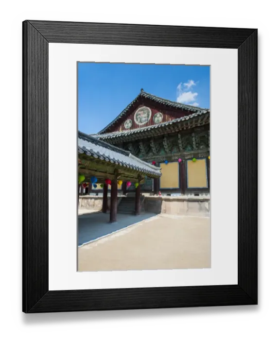 Framed Print : Bulguksa temple, Unesco world heritage sight Gyeongju, South Korea Framed Print : Bulguksa temple, Unesco world heritage sight Gyeongju, South Korea