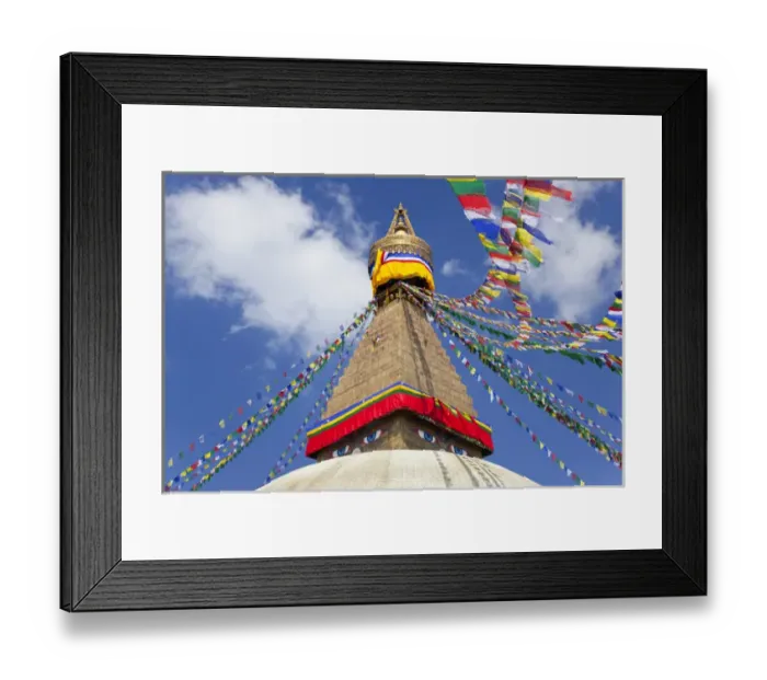 Framed Print : Bodnath Stupa, Kathmandu Valley, Nepal Framed Print : Bodnath Stupa, Kathmandu Valley, Nepal