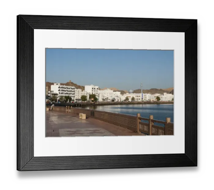 Framed Print : Mutrah, Muscat, Oman