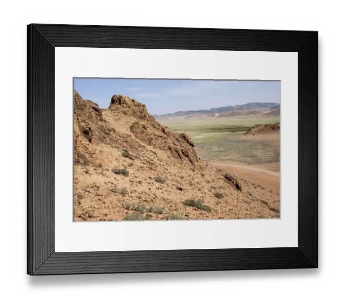Framed Print : Asia, Mongolia, Western Mongolia, Khovd Province, Altan Hokhii, high desert valley