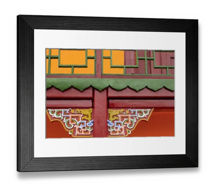 Framed Print : Asia, Mongolia, Ulaanbaatar, Gandantegchinlen (Gandan) Monastery
