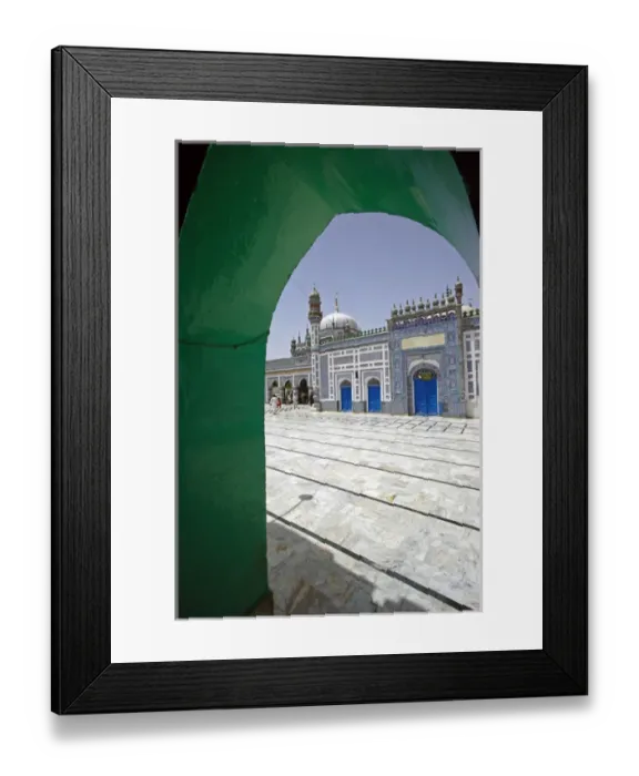 Framed Print : Shrine of Shah Abdul Latif Bhittai, Bhit Shah, Sindh, Pakistan Framed Print : Shrine of Shah Abdul Latif Bhittai, Bhit Shah, Sindh, Pakistan