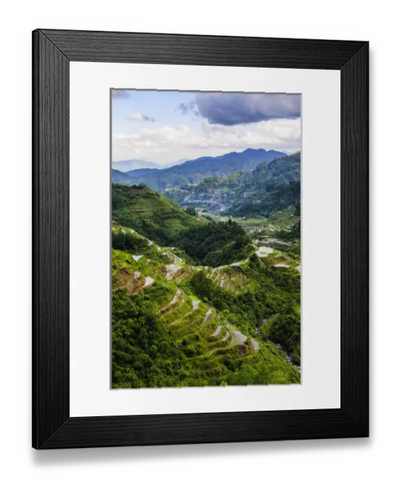 Framed Print : Unesco world heritage sight the rice terraces of Banaue, Northern Luzon, Philippines Framed Print : Unesco world heritage sight the rice terraces of Banaue, Northern Luzon, Philippines