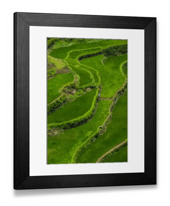 Framed Print : Bangaan in the rice terraces of Banaue, Northern Luzon, Philippines Framed Print : Bangaan in the rice terraces of Banaue, Northern Luzon, Philippines