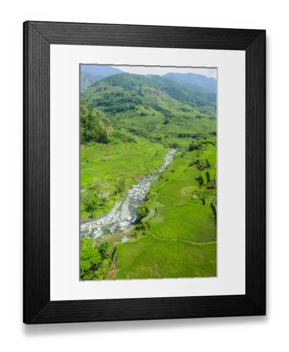 Framed Print : Hapao rice terraces part of the world heritage sight Banaue, Luzon, Philippines Framed Print : Hapao rice terraces part of the world heritage sight Banaue, Luzon, Philippines