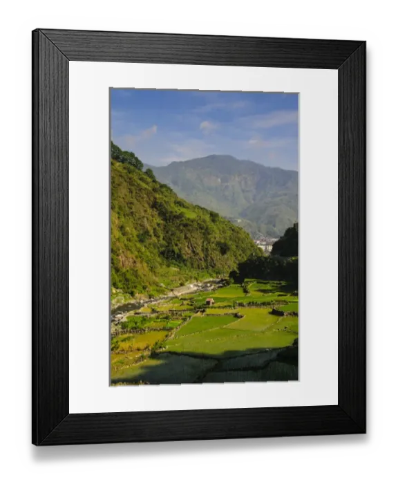 Framed Print : Along the rice terraces from Bontoc to Banaue, Luzon, Philippines Framed Print : Along the rice terraces from Bontoc to Banaue, Luzon, Philippines