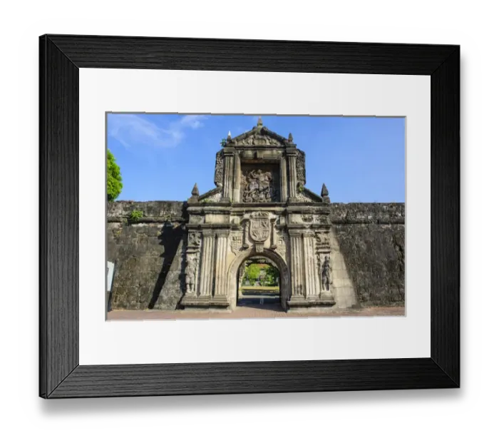 Framed Print : Entrance to the old Fort Santiago, Intramuros, Manila, Luzon, Philippines Framed Print : Entrance to the old Fort Santiago, Intramuros, Manila, Luzon, Philippines