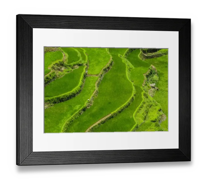 Framed Print : Bangaan in the rice terraces of Banaue, Northern Luzon, Philippines Framed Print : Bangaan in the rice terraces of Banaue, Northern Luzon, Philippines