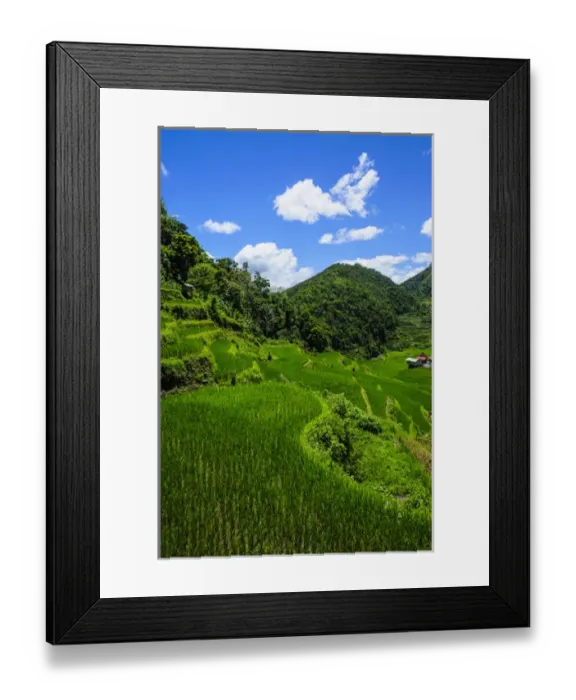 Framed Print : Bangaan in the rice terraces of Banaue, Northern Luzon, Philippines Framed Print : Bangaan in the rice terraces of Banaue, Northern Luzon, Philippines