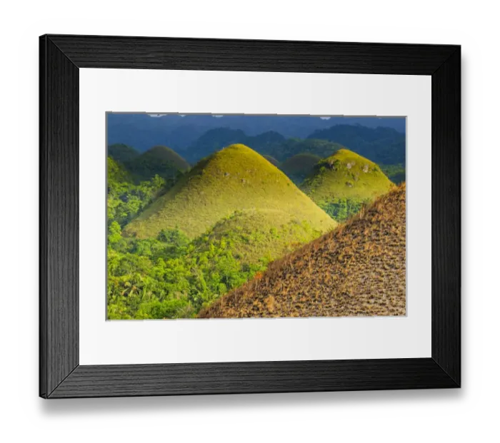 Framed Print : Chocolate Hills, Bohol, Philippines