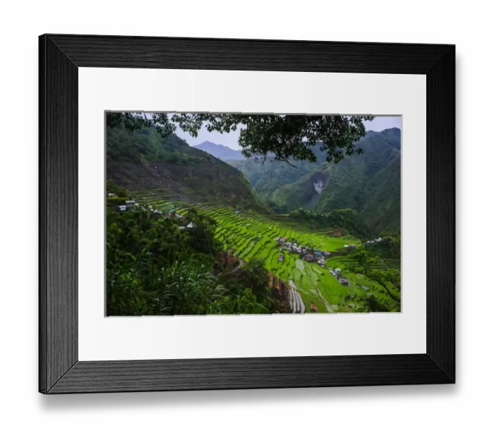 Framed Print : Batad rice terraces part of the world heritage sight Banaue, Luzon, Philippines Framed Print : Batad rice terraces part of the world heritage sight Banaue, Luzon, Philippines