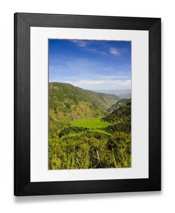 Framed Print : Along the rice terraces from Bontoc to Banaue, Luzon, Philippines Framed Print : Along the rice terraces from Bontoc to Banaue, Luzon, Philippines