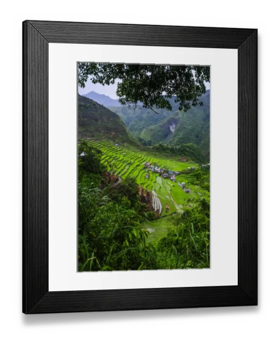 Framed Print : Batad rice terraces part of the world heritage sight Banaue, Luzon, Philippines Framed Print : Batad rice terraces part of the world heritage sight Banaue, Luzon, Philippines