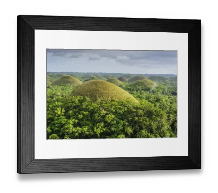 Framed Print : Chocolate Hills, Bohol, Philippines