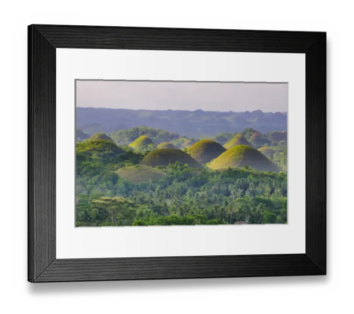 Framed Print : Chocolate Hills, Bohol, Philippines