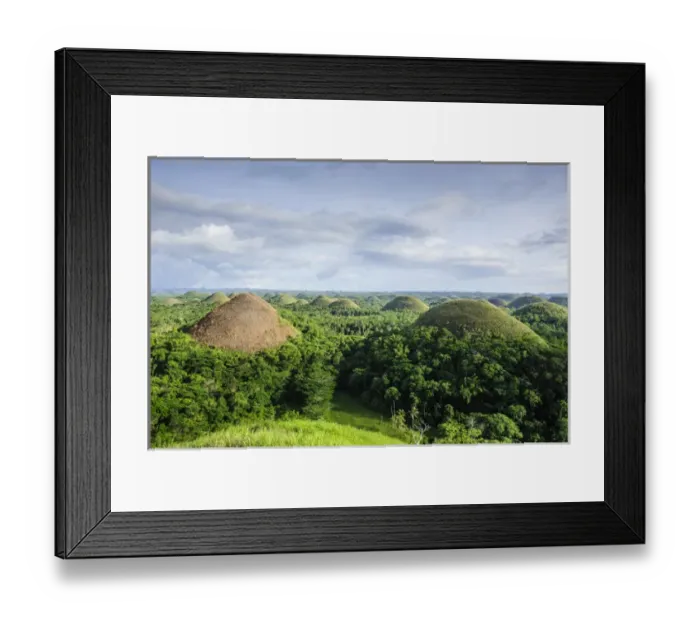 Framed Print : Chocolate Hills, Bohol, Philippines