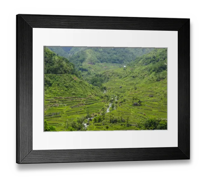 Framed Print : Hapao rice terraces part of the world heritage sight Banaue, Luzon, Philippines Framed Print : Hapao rice terraces part of the world heritage sight Banaue, Luzon, Philippines