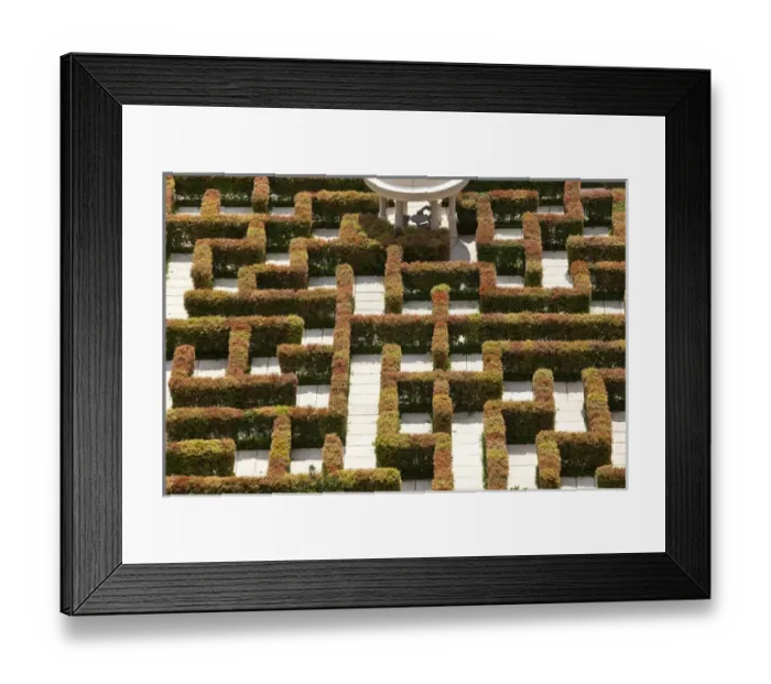 Framed Print : Maze, Singapore, SE Asia Framed Print : Maze, Singapore, SE Asia