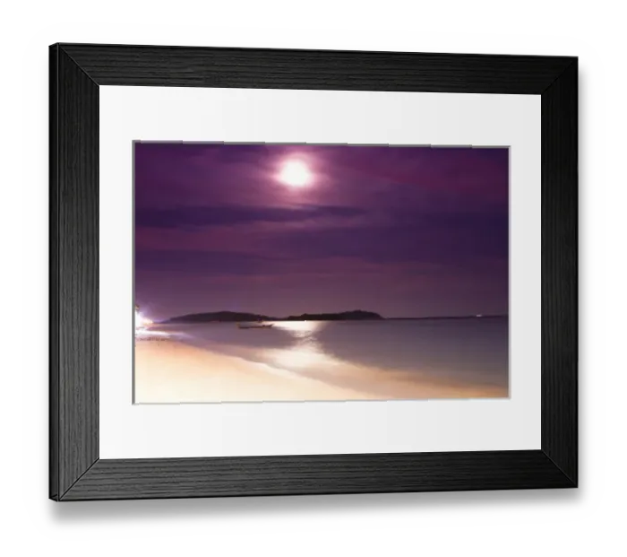 Framed Print : A full moon sunset on Ko Samui, Thailand Framed Print : A full moon sunset on Ko Samui, Thailand