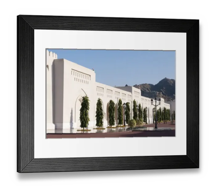 Framed Print : Sultan Qaboos Palace, Old Muscat, Muscat, Oman