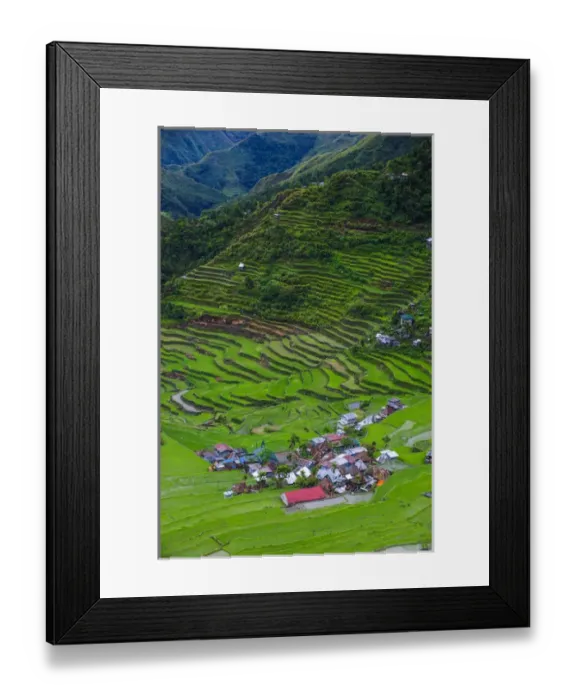 Framed Print : Batad rice terraces part of the world heritage sight Banaue, Luzon, Philippines Framed Print : Batad rice terraces part of the world heritage sight Banaue, Luzon, Philippines