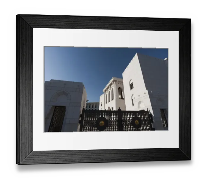 Framed Print : Sultan Qaboos Palace, Old Muscat, Muscat, Oman