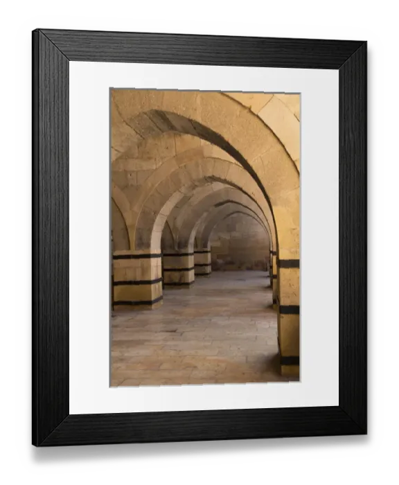 Framed Print : Asia, Turkey, Cappadocia. Caravanserais (Kervansarays) have been used since the 10th century