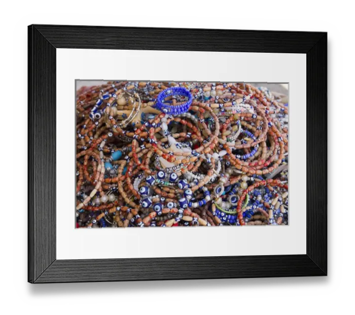 Framed Print : Turkey, Capadoccia. Traditionally in Turkey, it is believed that a simple blue eye-shaped Framed Print : Turkey, Capadoccia. Traditionally in Turkey, it is believed that a simple blue eye-shaped