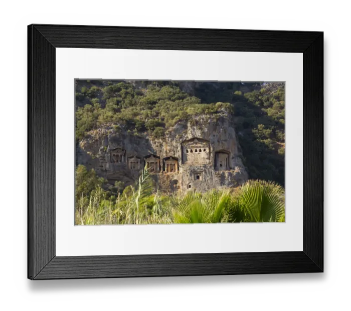 Framed Print : Asia, Turkey. Dalyan is a town in Musla Province on the south-west coast of Turkey