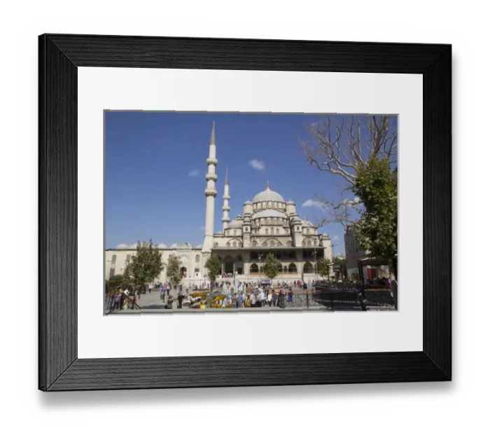 Framed Print : Asia, Turkey, Istanbul. The exterior of Yeni Cami Mosque is located in Eminonu neighborhood Framed Print : Asia, Turkey, Istanbul. The exterior of Yeni Cami Mosque is located in Eminonu neighborhood