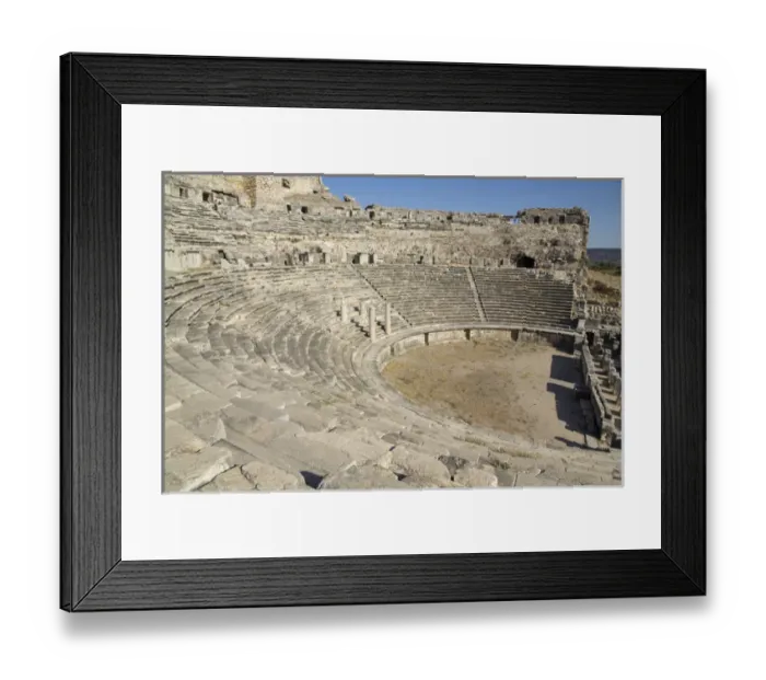 Framed Print : Turkey, Miletus, a major Ionian center of trade and learning in the ancient world Framed Print : Turkey, Miletus, a major Ionian center of trade and learning in the ancient world
