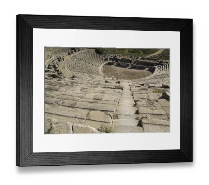 Framed Print : Turkey, Miletus, a major Ionian center of trade and learning in the ancient world