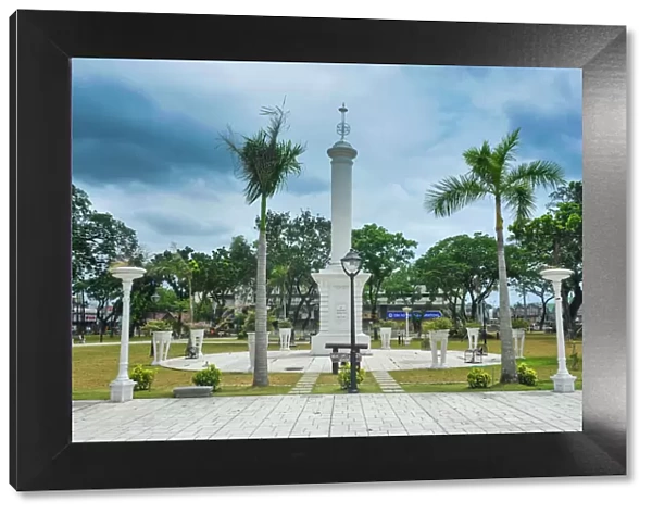 Monument before Fort San Pedro, Cebu City, Cebu, Philippines